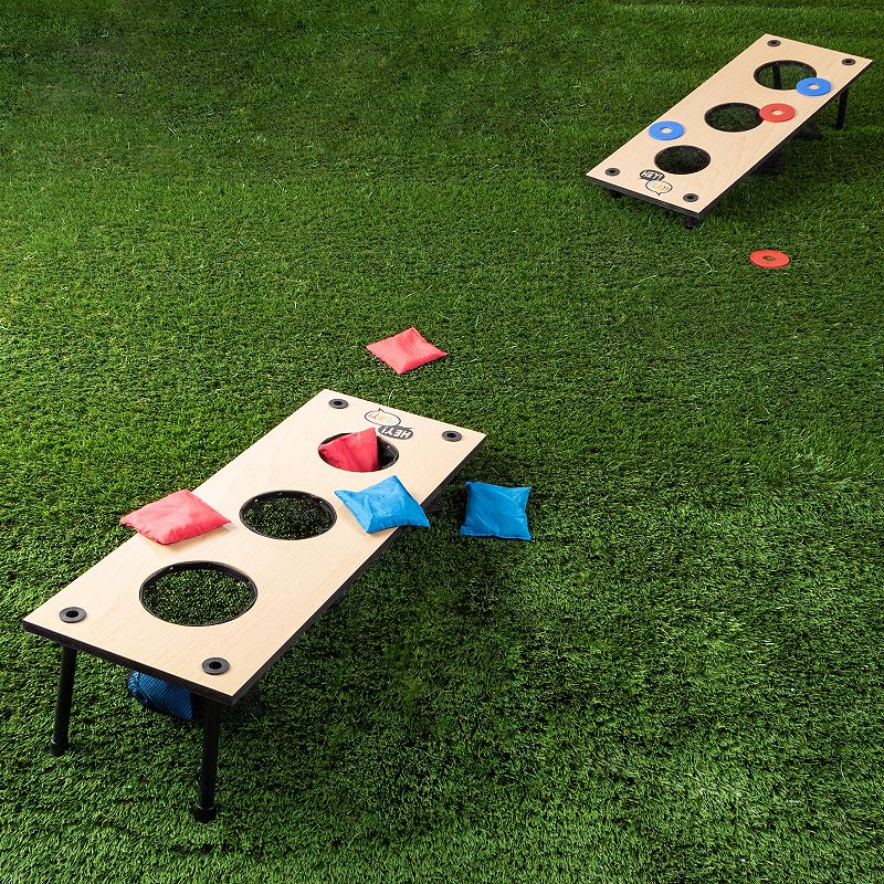 Hey! Play! 2-in-1 Washer Pitch and Beanbag Toss Set