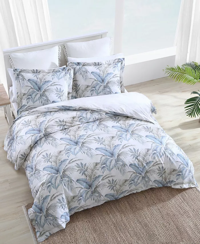 Tommy Bahama Home Tommy Bahama Bakers Bluff Reversible 3 Piece Comforter Set， Queen