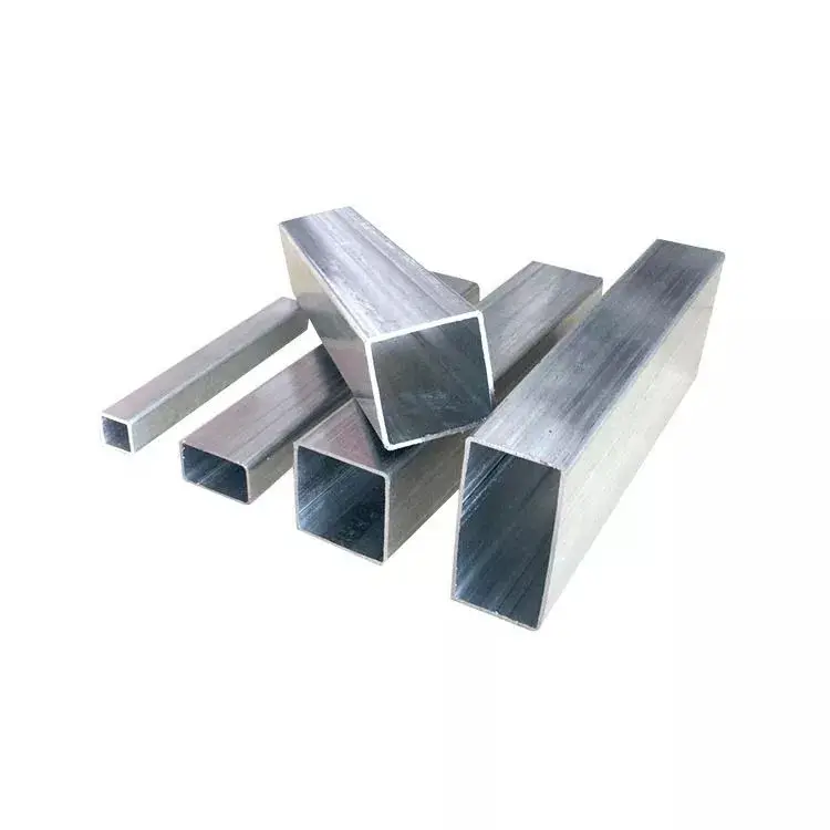 Galvanized Steel Square Tube Hollow Steel Metal Tube Pipe Factory Rectangular Pipe Customized Hot Dipped Hot Rolled Fence Post