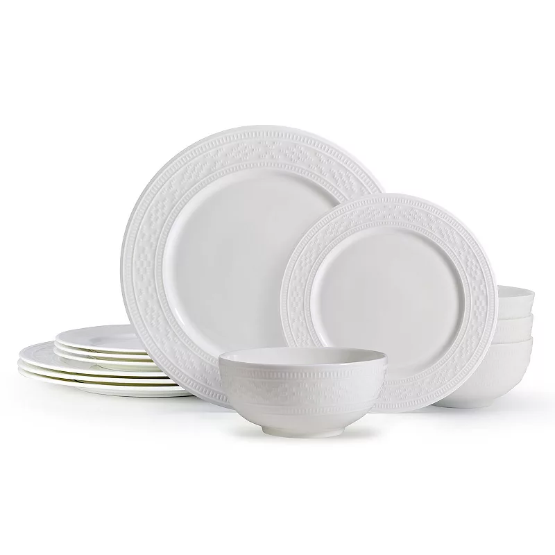 Mikasa Haven Bone China 12 pc Dinnerware Set