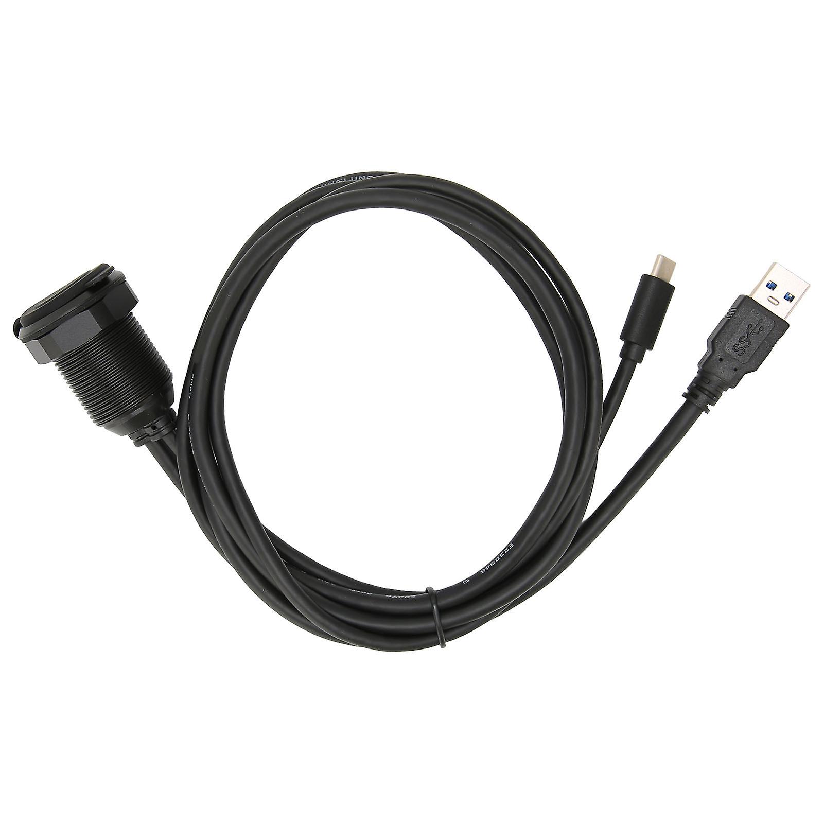 Usb3.0 Mount Cable Aluminum Alloy 1m/3.3ft Waterproof Data Cable With Led Light For Notebook Computers Tvs