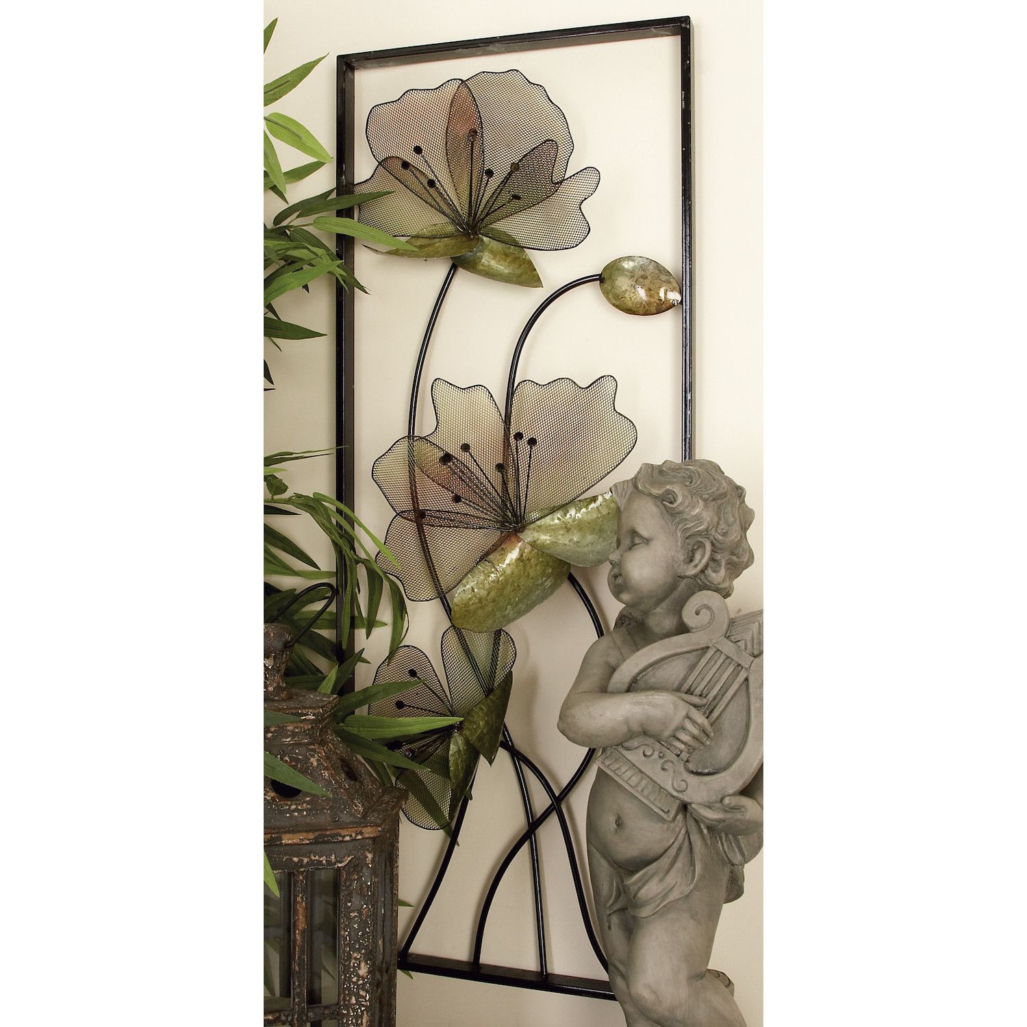 Stella and Eve Delicate Flower Wall Decor 2-piece Set