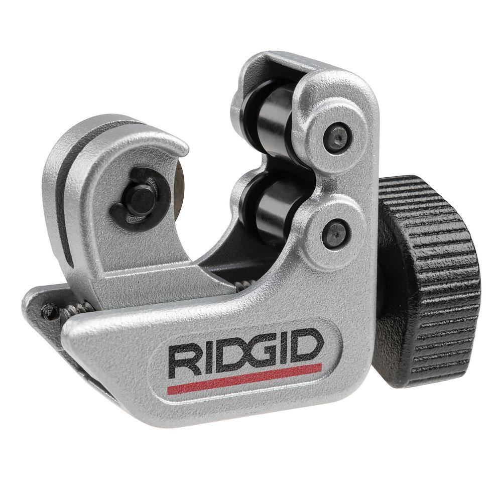 RIDGID 14 in. to 1-18 in. 101 Close Quarters Copper Aluminum Brass and Plastic Tubing Cutter Multi-Use Tubing Tool 40617