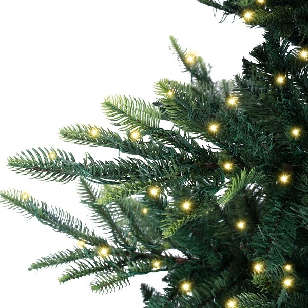 Lujan Prelit Aritificial Christmas Tree，Realistic Nordic Christmas Tree with Lights