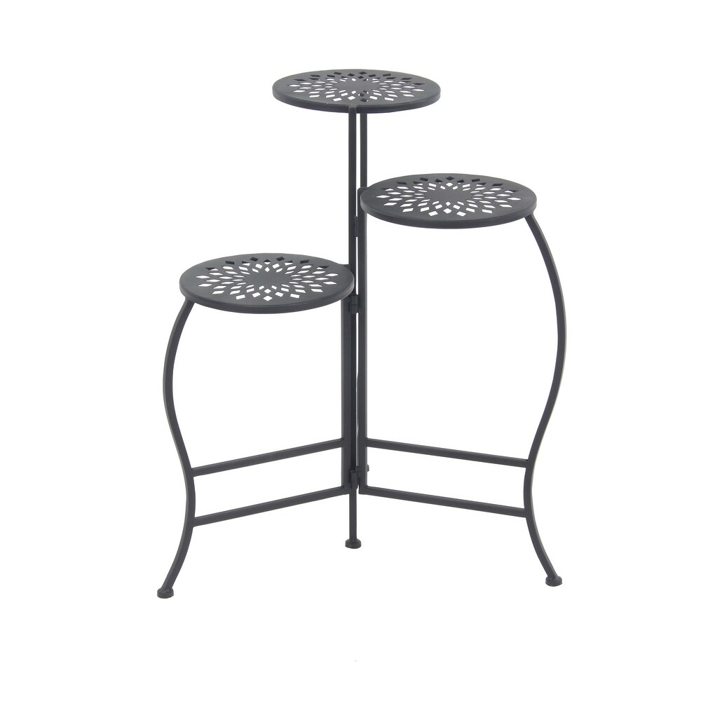 Metal Indoor Outdoor 3 Tier Plantstand