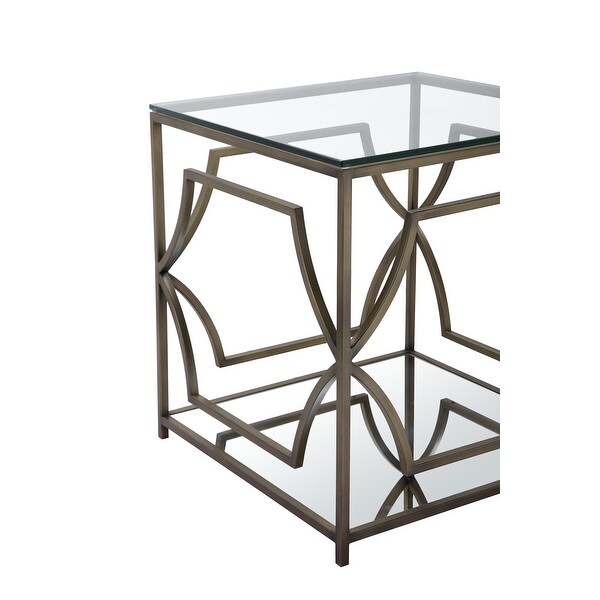 Edward Side Table Brass.