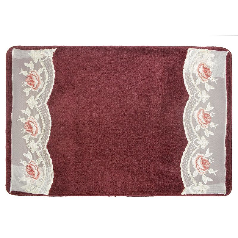 Popular Bath Blossom Rose Bath Rug