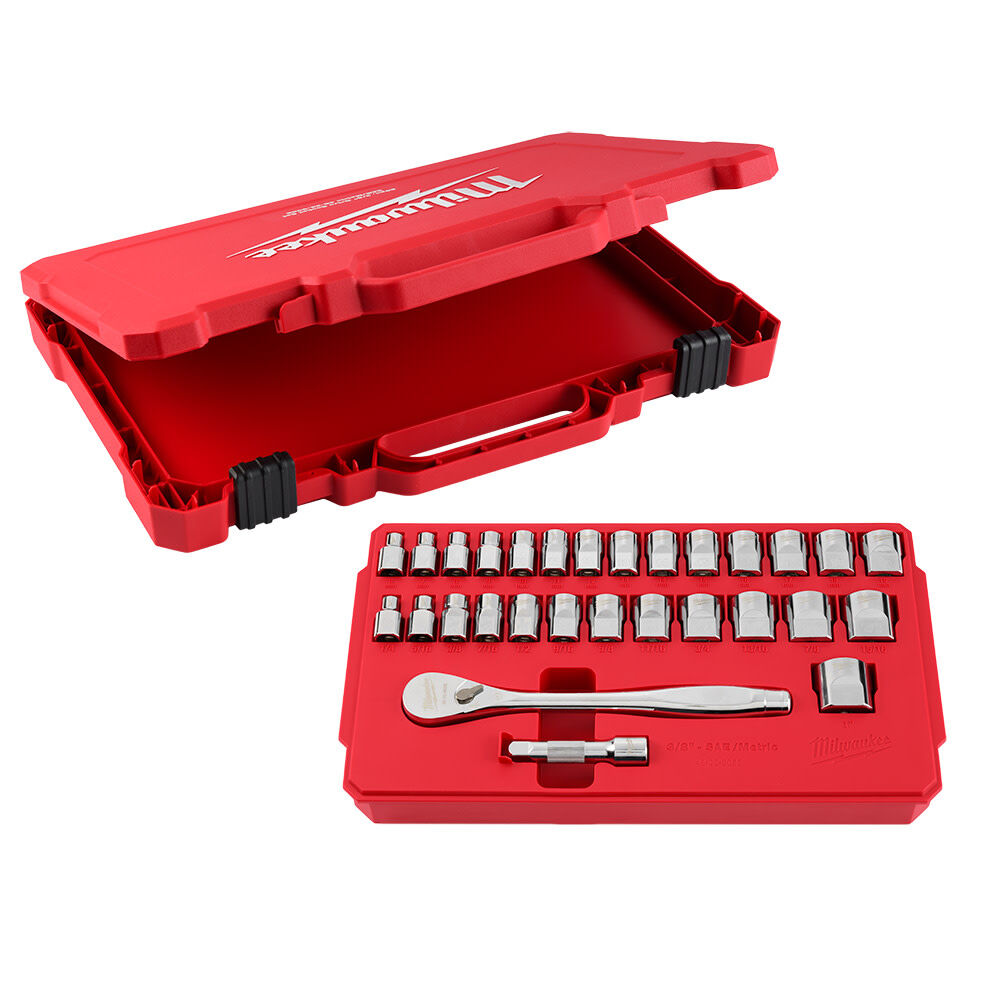 Milwaukee 29pc Ratchet and Socket Tool Set 48-22-9088 from Milwaukee