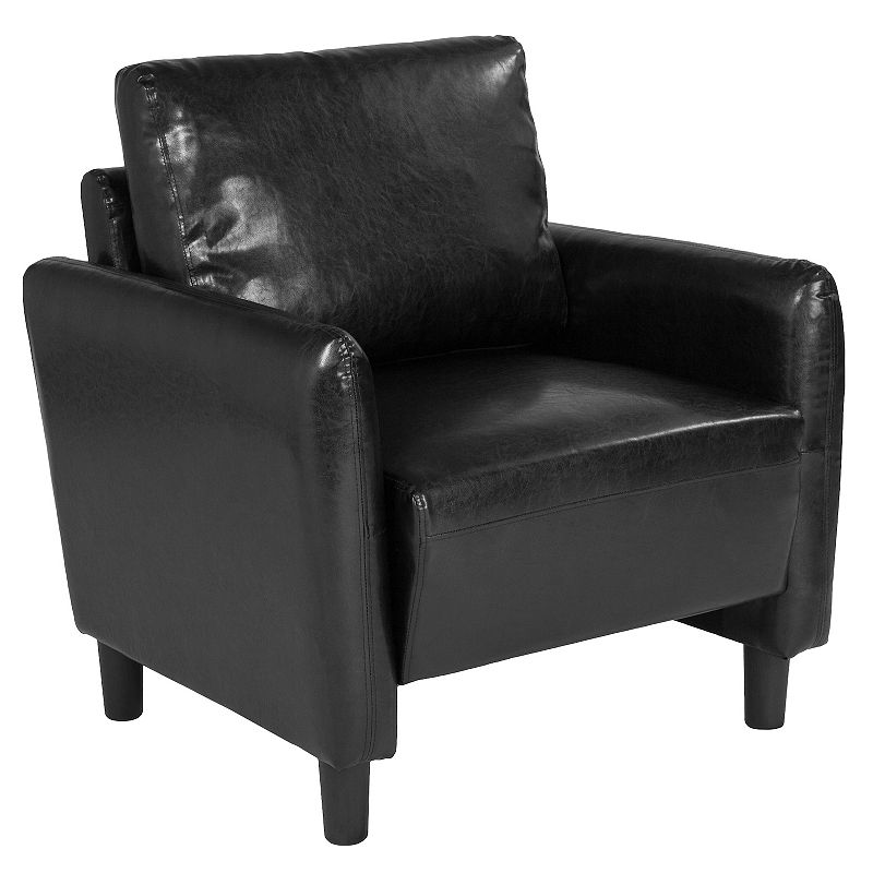 Flash Furniture Candler Park Faux Leather Upholstered Arm Chair