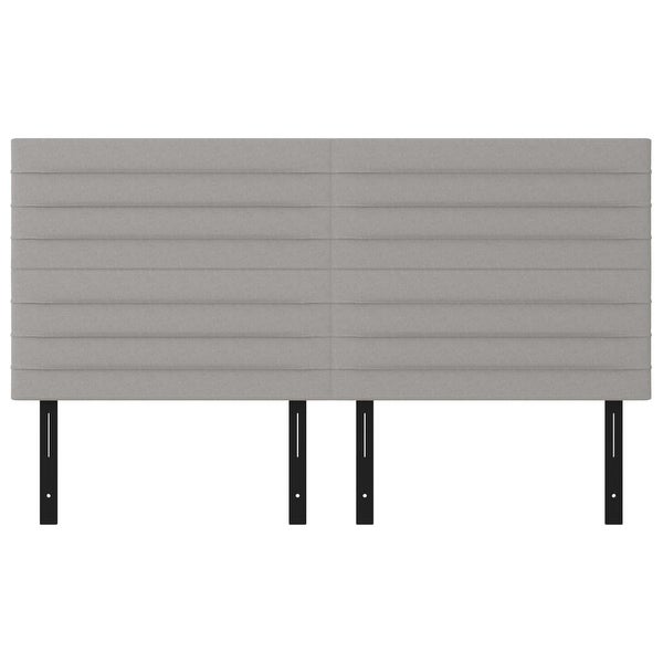 vidaXL Headboard Dark/Light Gray 39.4