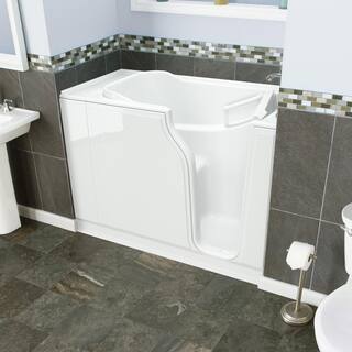 Safety Tubs Gelcoat Entry 52 in. Right Hand Walk-In Soaking Bathtub in White SSA5230RS-WH