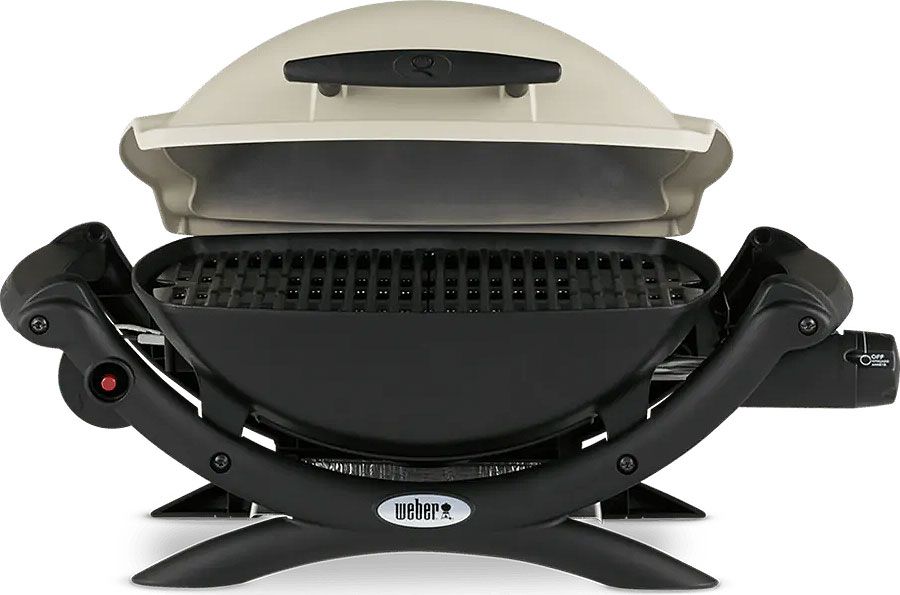 Weber Q 1000 Titanium Portable Liquid Propane Gas Grill