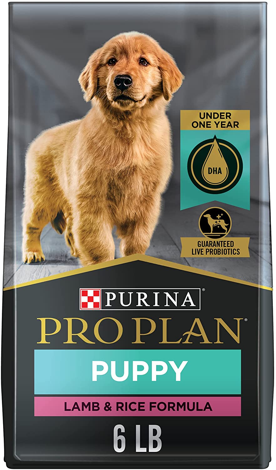 Purina Pro Plan High Protein Puppy Food DHA Lamb and Rice Formula - 6 lb. Bag