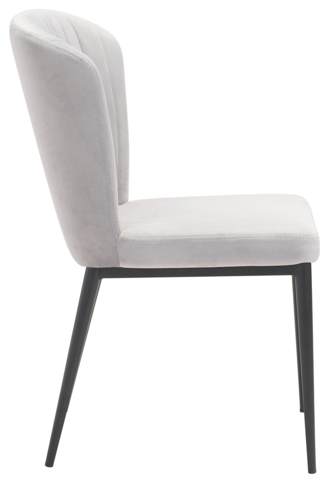 Tolivere Dining Chair (Set of 2) Gray   Midcentury   Dining Chairs   by Furniture East Inc.  Houzz