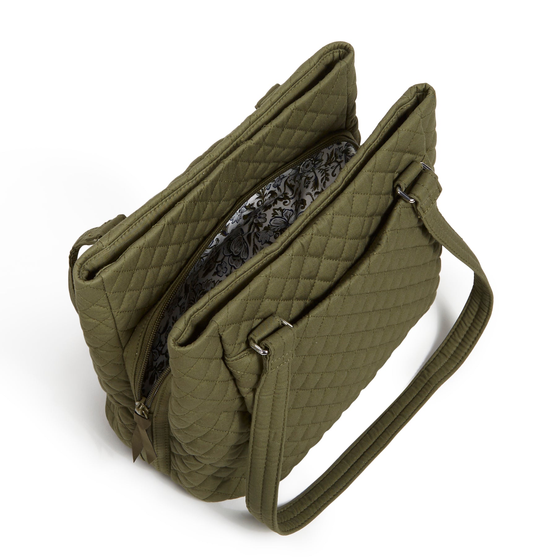 Multi-Compartment Shoulder Bag