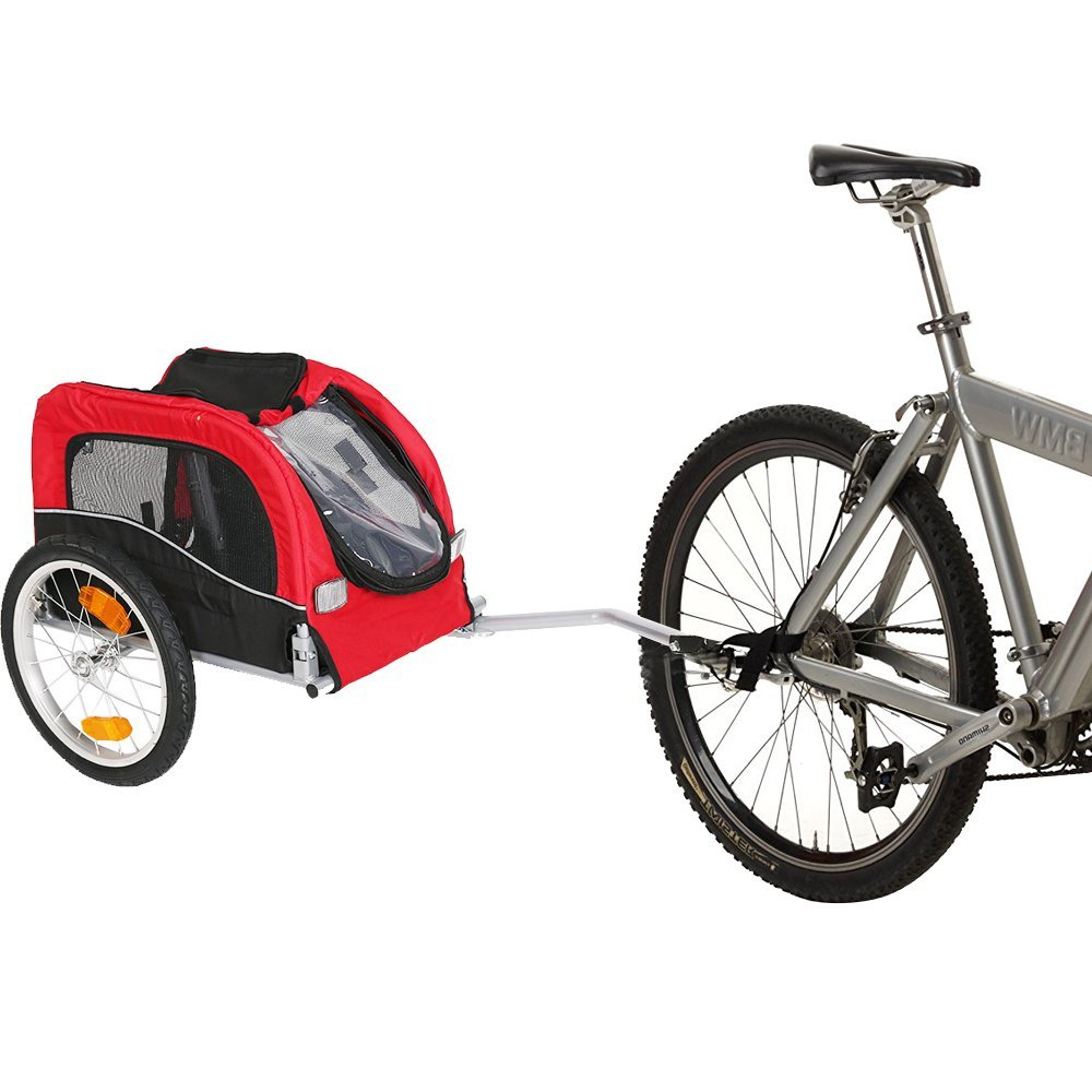 Pet Bike Trailer Dog Cat Large Bicycle Jogger Jogging Cycle Carrier Convertible stroller