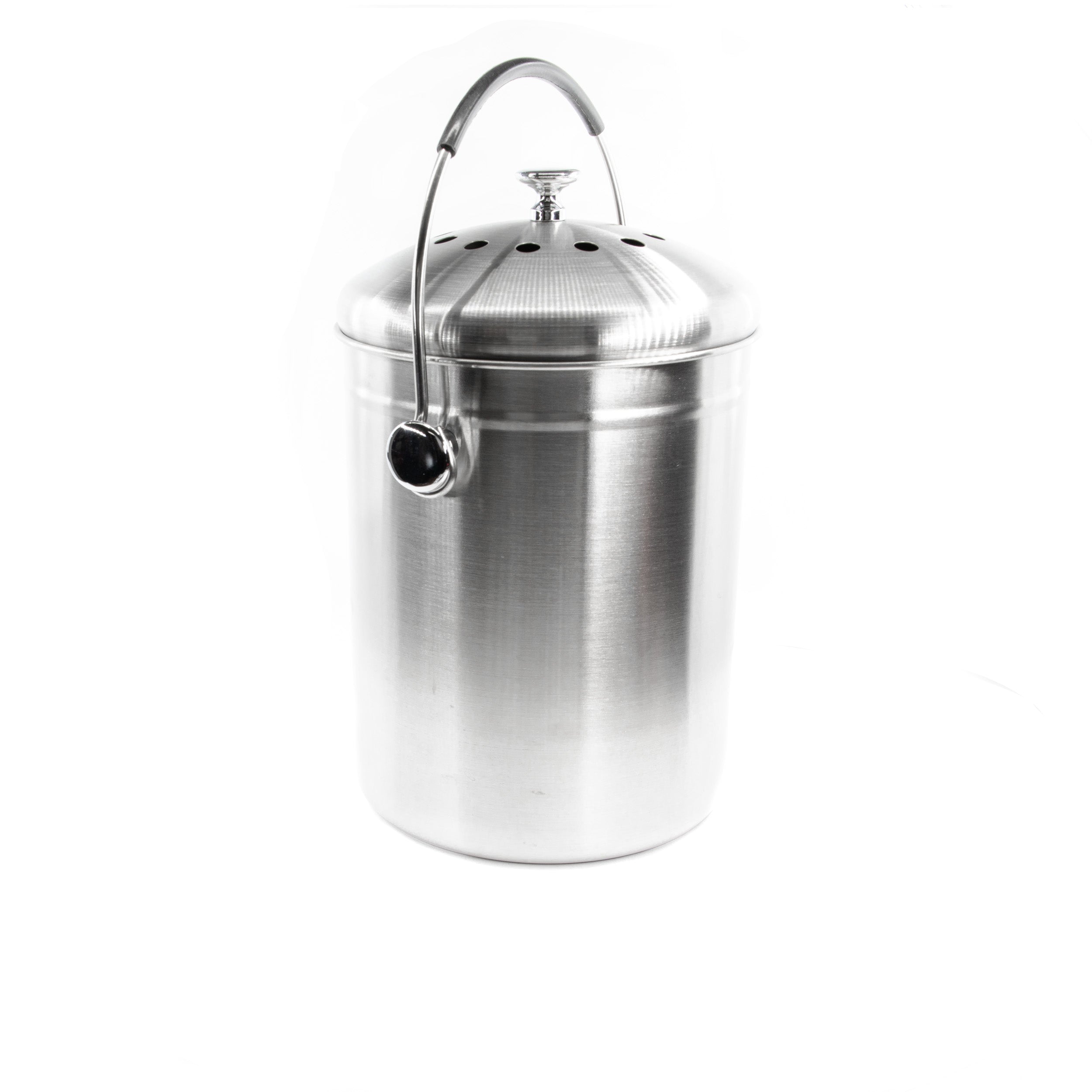 Countertop Compost Bin Stainless Steel 166 oz.