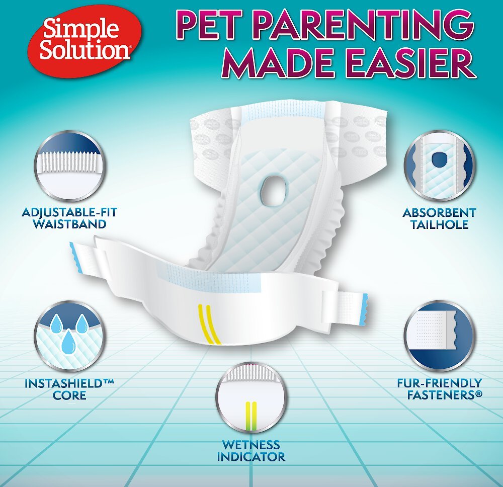 Simple Solution Disposable Female Dog Diapers