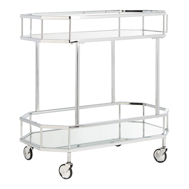 Safavieh Silva 2-Tier Octagon Bar Cart