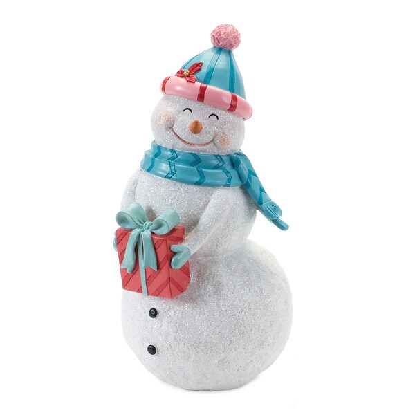 Whimsical Snowman Figurine (Set of 2)