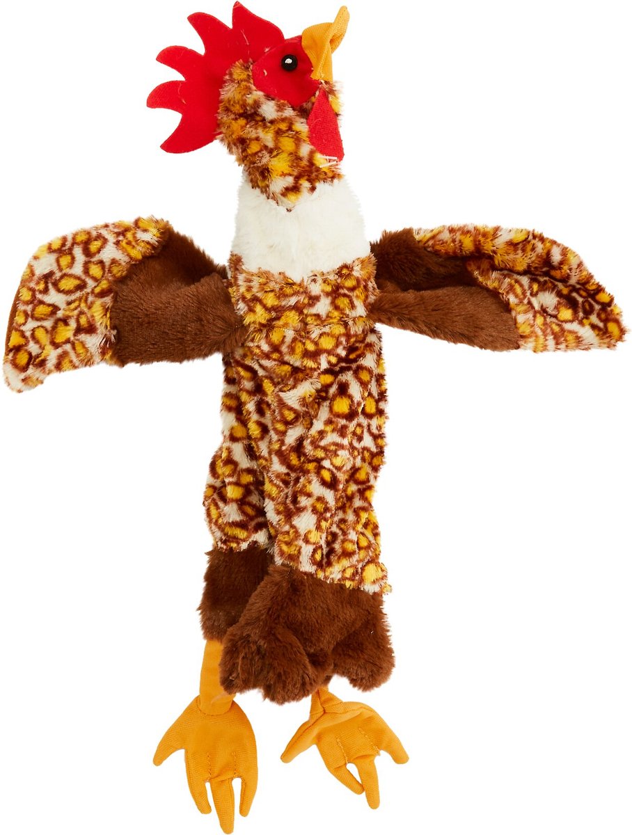 Ethical Pet Skinneeez Barnyard Series Chicken Stuffing-Free Squeaky Plush Dog Toy