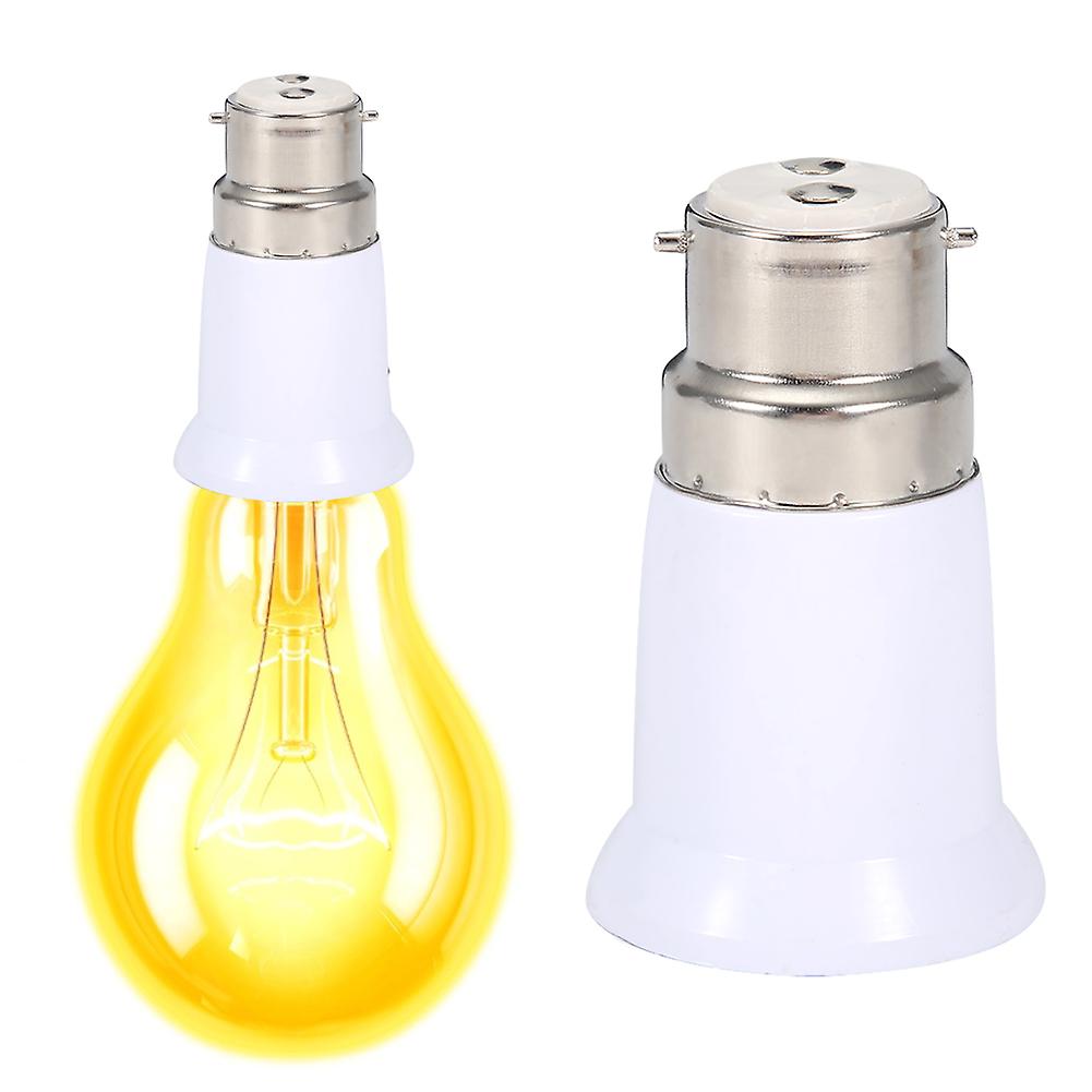 B22 To E27 Light Socket Adapter Converter Lamp Bulb Base For Home Use