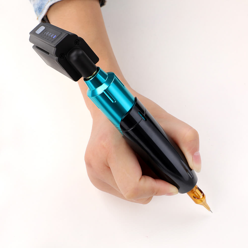 Bluerockt Rotary Tattoo Pen Kit BTK02 With Wireless Power Supply