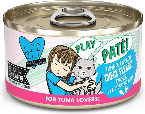 BFF Play Pate Lovers Tuna and Chicken Check Please Wet Cat Food