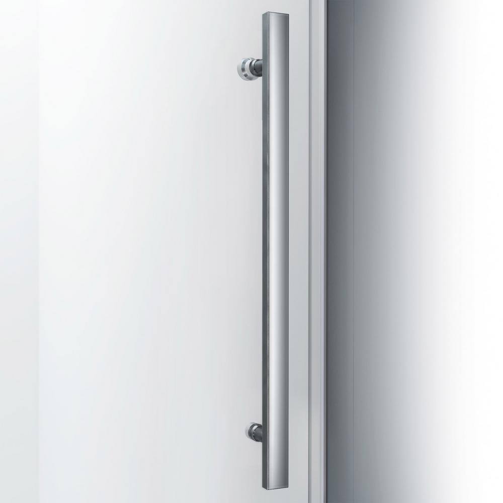 DreamLine Enigma Sky 56 to 60 in. W x 62 in. H Frameless Sliding Tub Door in Polished Stainless Steel SHDR-6560620-08