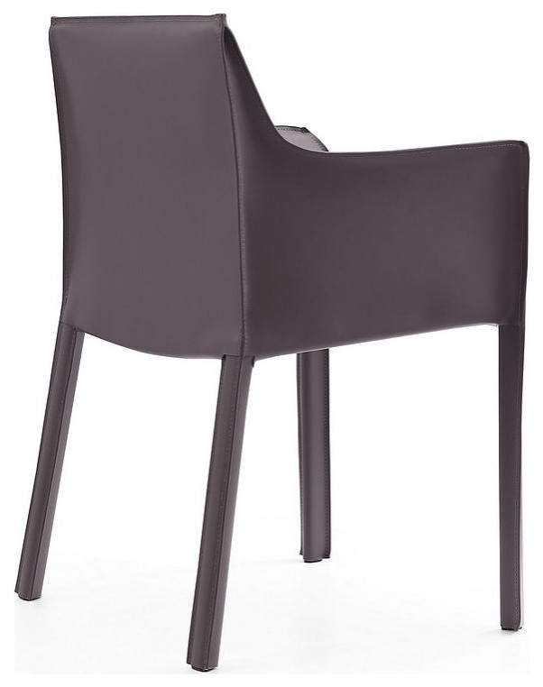 Vogue Arm Chair  Clay  Set of 2   Modern   Dining Chairs   by Timeout PRO  Houzz