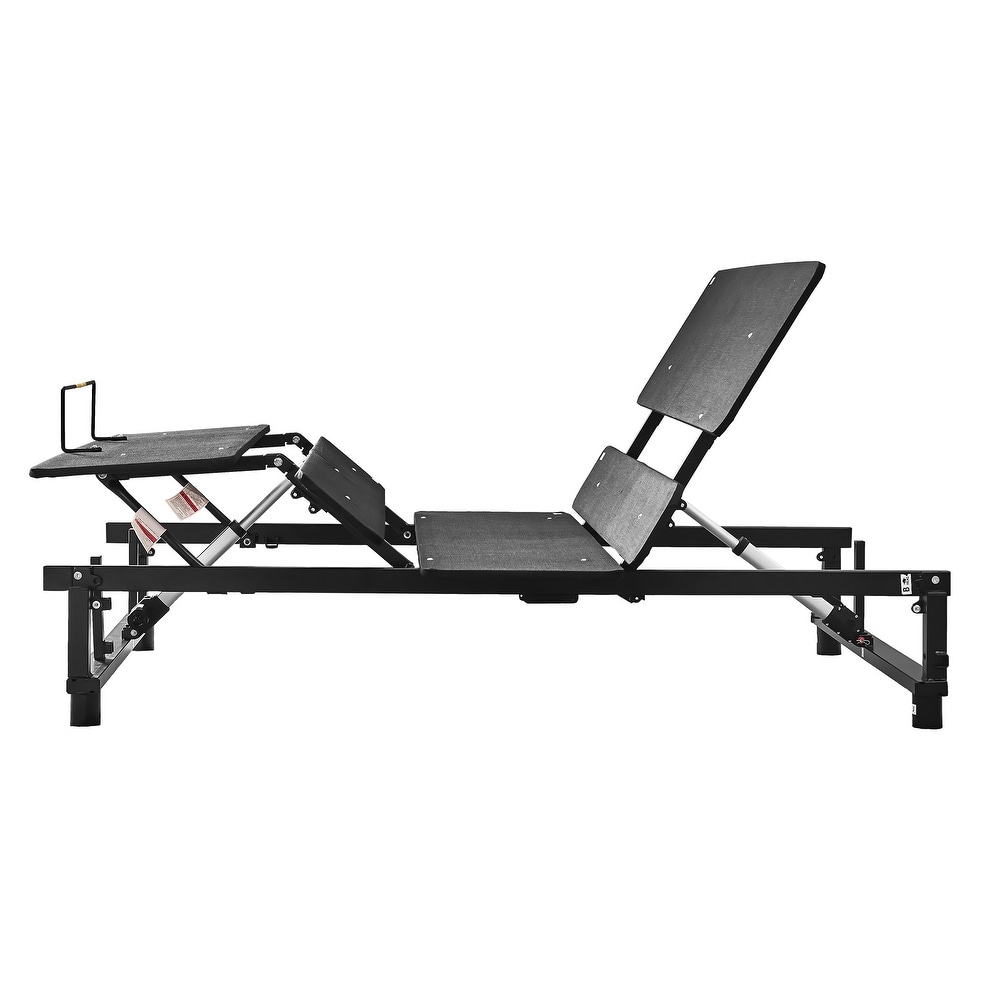 Bed Frame with Adjustable Bed Base Frame  Metal Platform Bed Frame with Head and Foot Incline Wireless Remote