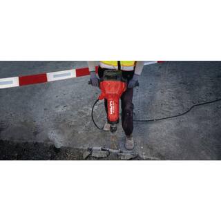 Hilti 15 Amp 120V Hex 28 Corded 32.3 in x 23.1 in. x 8.6 in. TE-3000 AVR Electric Jack Hammer with Trolley Cord and Chisels 3740144