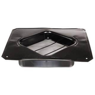 Master Flow 50 sq. in. NFA Aluminum Square-Top Roof Static Vent in Black R50ABL