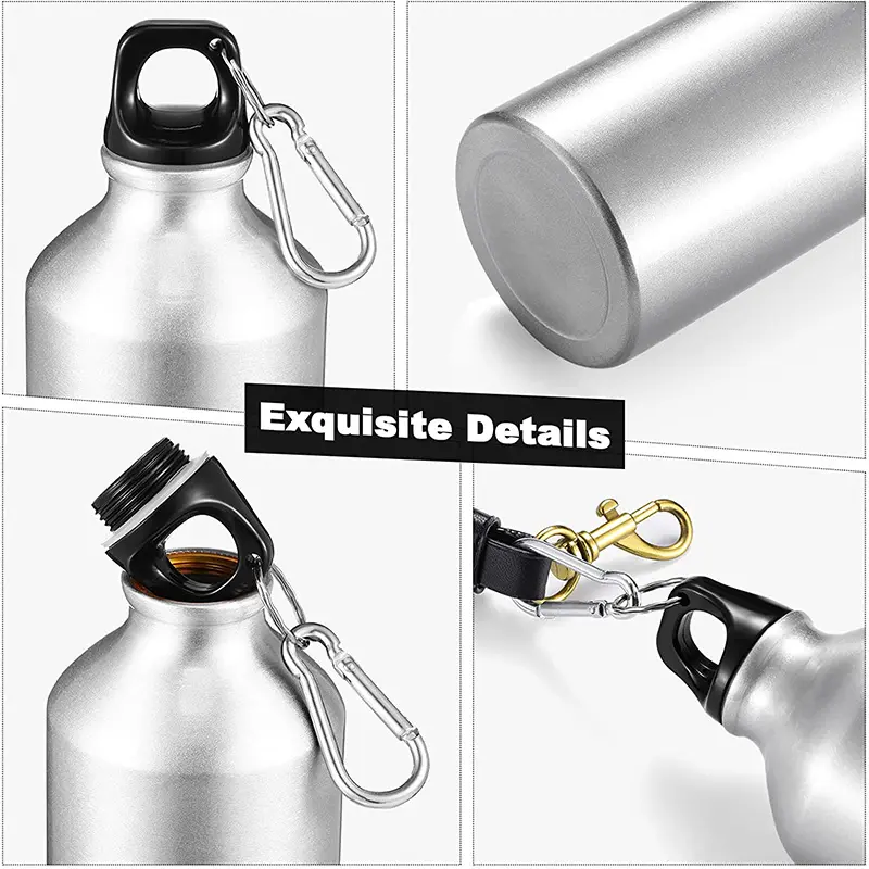 Leak proof Lightweight BPA Free 34oz Aluminum Water Bottle With Screw lip