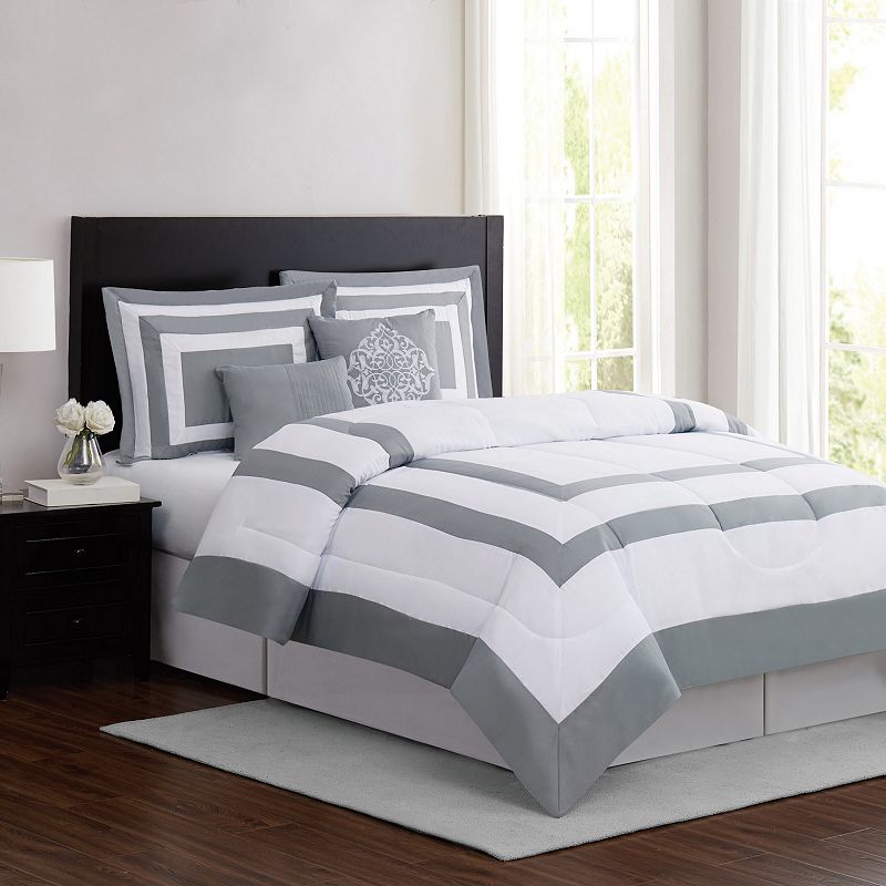 London Fog Raynes Hotel 5-Piece Comforter Set with Shams