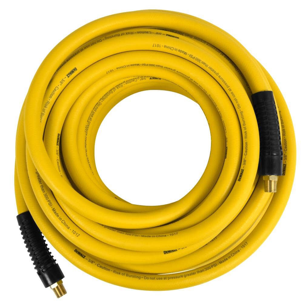 DEWALT 3/8 in. x 50 ft. Premium Rubber Air Hose DXCM012-0201 from DEWALT