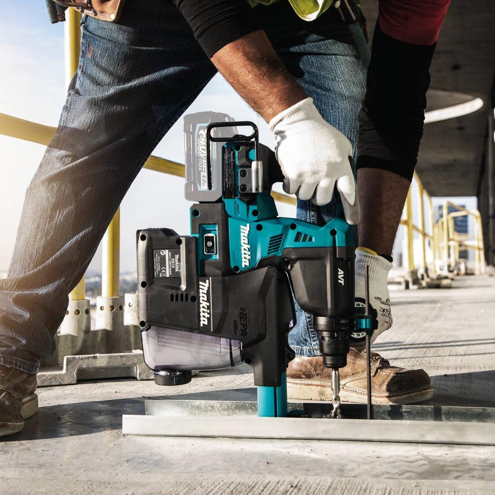 Makita 40V max XGT 1 1/8 AVT Rotary Hammer with Dust Extractor Brushless Cordless Bare Tool