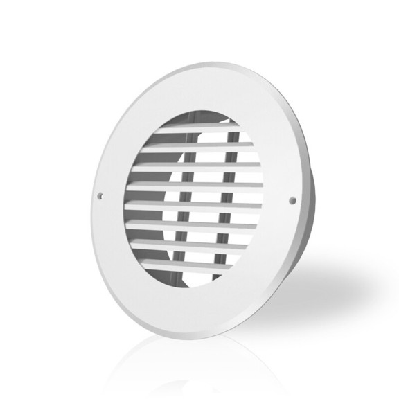 AC Infinity Wall Mount Duct Grille Vent  White Ste...