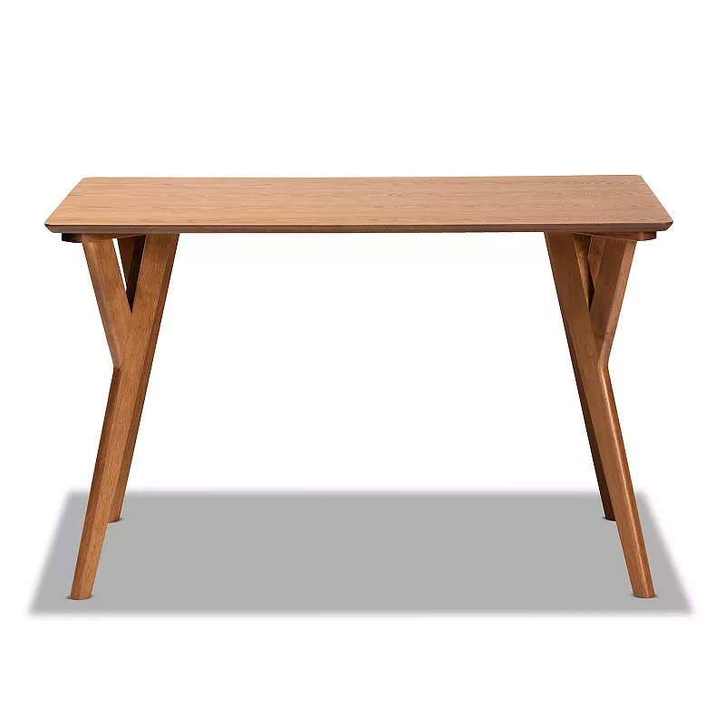 Baxton Studio Sahar Brown Dining Table