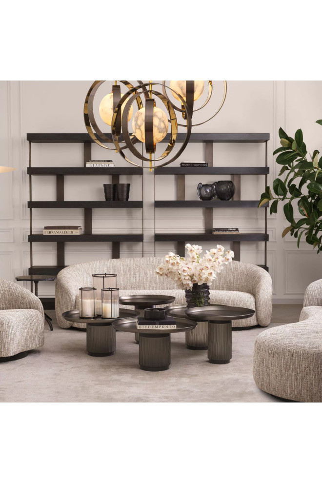 Black Gunmetal Coffee Tables Set  2  Eichholtz Zachary   Transitional   Coffee Table Sets   by Oroa   Distinctive Furniture  Houzz