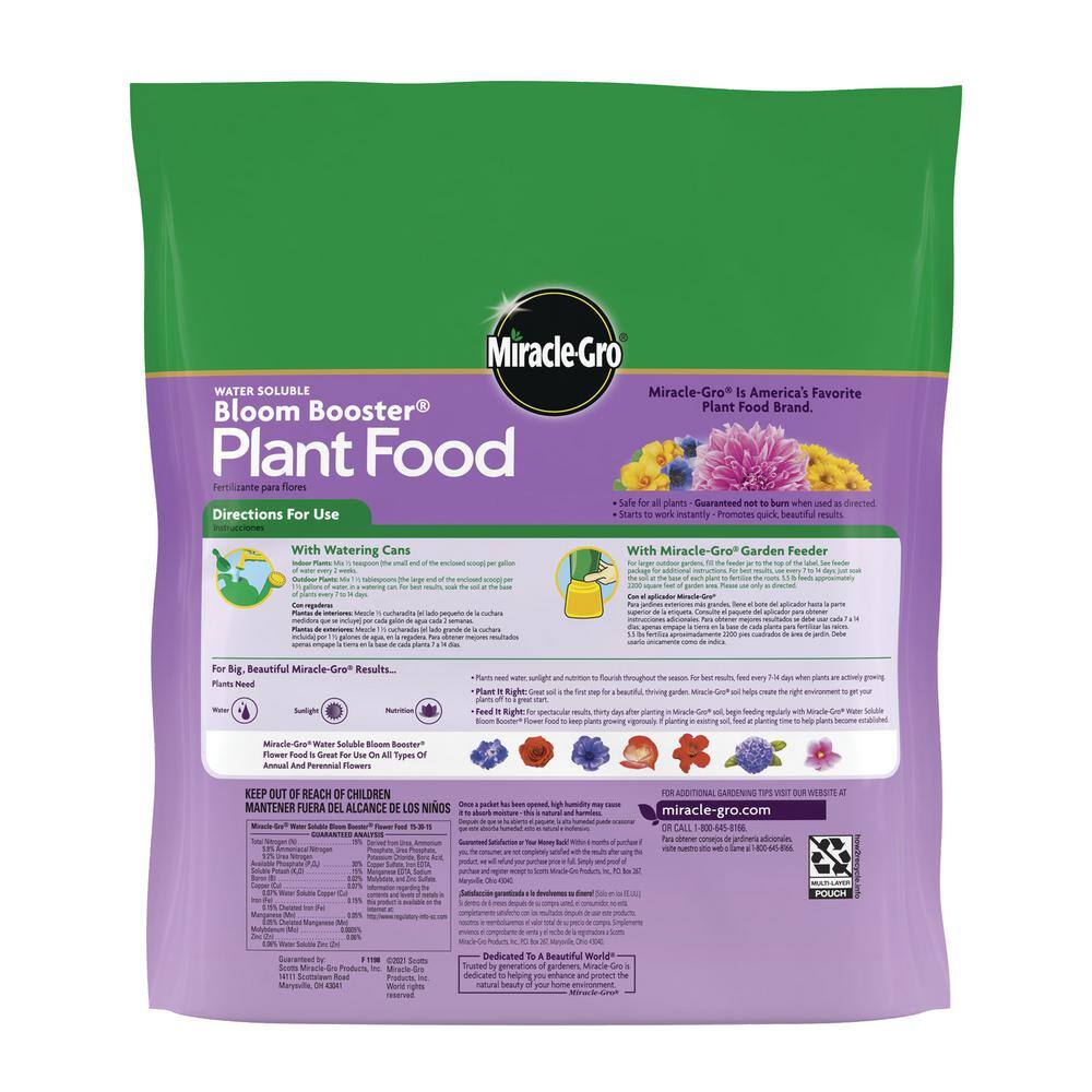 Miracle-Gro 5.5 LB Water Soluble Bloom Booster Plant Food 301980605