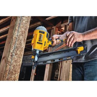 DW 20V MAX XR Lithium-Ion Brushless 21 Framing Nailer Kit and 3 in. x 0.131 in. Metal Framing Nails (2000-Per Box) DCN21PLM1W0D131