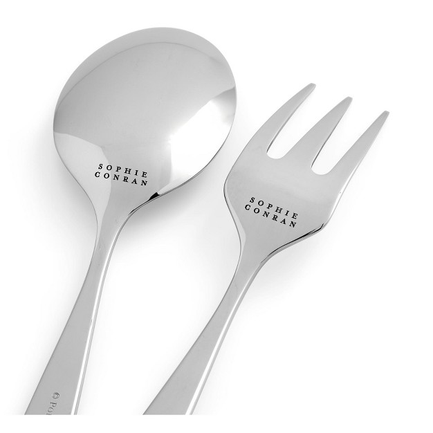 Portmeirion Sophie Conran Floret Salad Server Set Silver