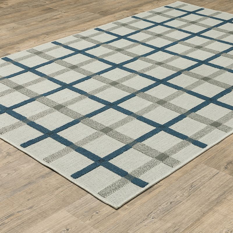 StyleHaven Trevor Floral Lattice Indoor Outdoor Rug