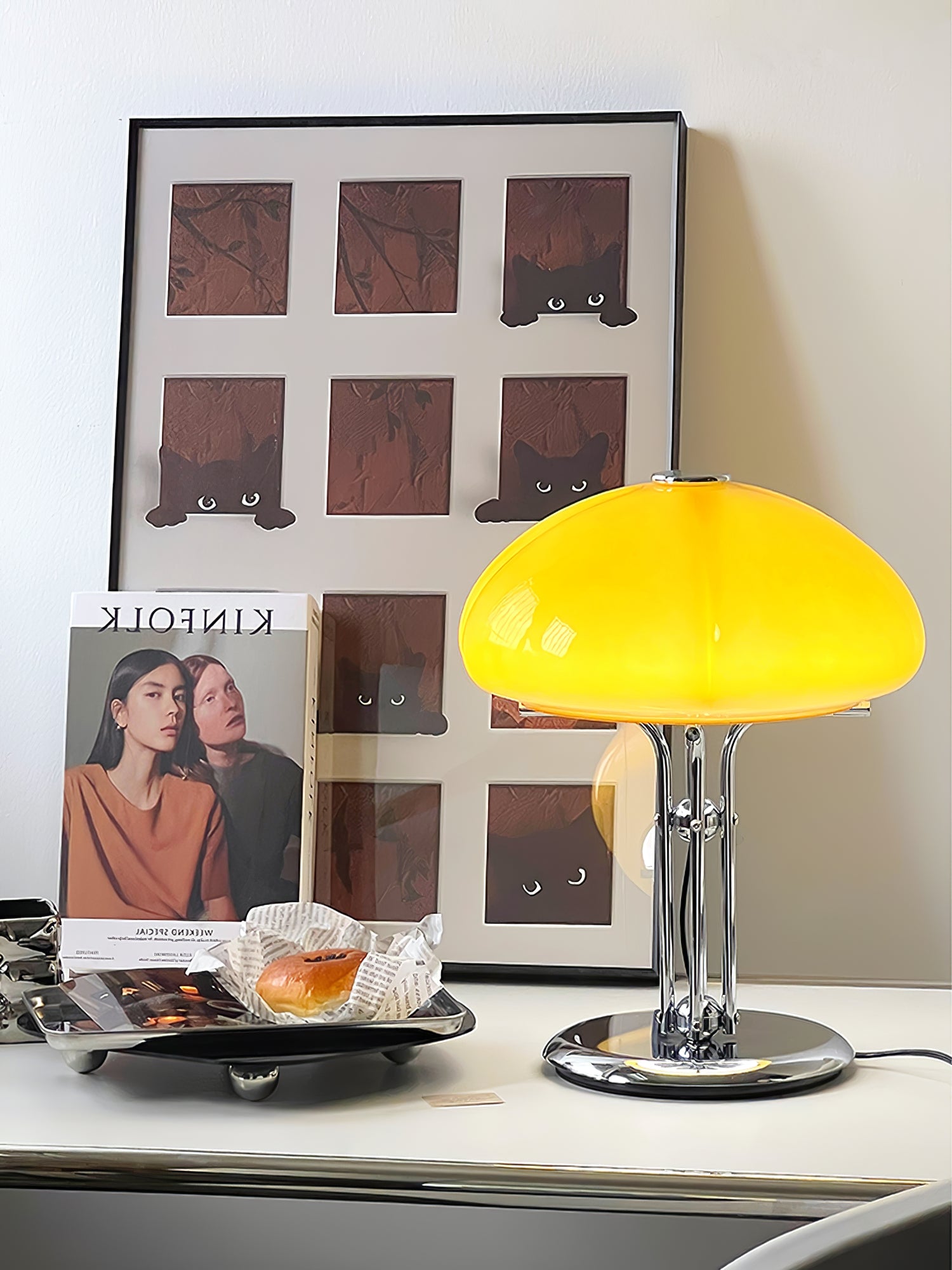 Mushroom Bauhaus Table Lamp