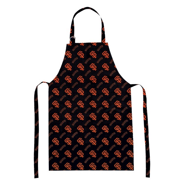 Mlb San Francisco Giants Apron Mitt Hat Grill Tool Set 3pc