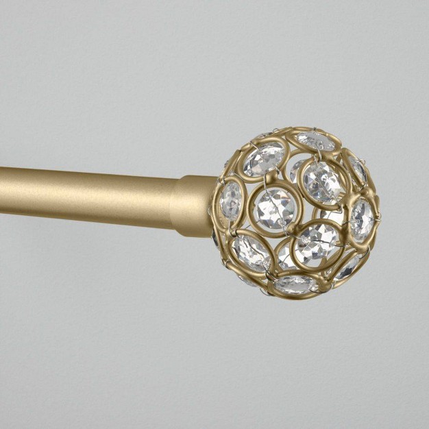 Curtain Rod And Coordinating Finial Set Exclusive Home