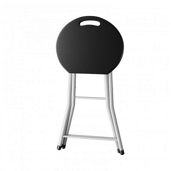 Portable Folding Stools with 330lbs Capacity， Sturdy Frame Bar Stools