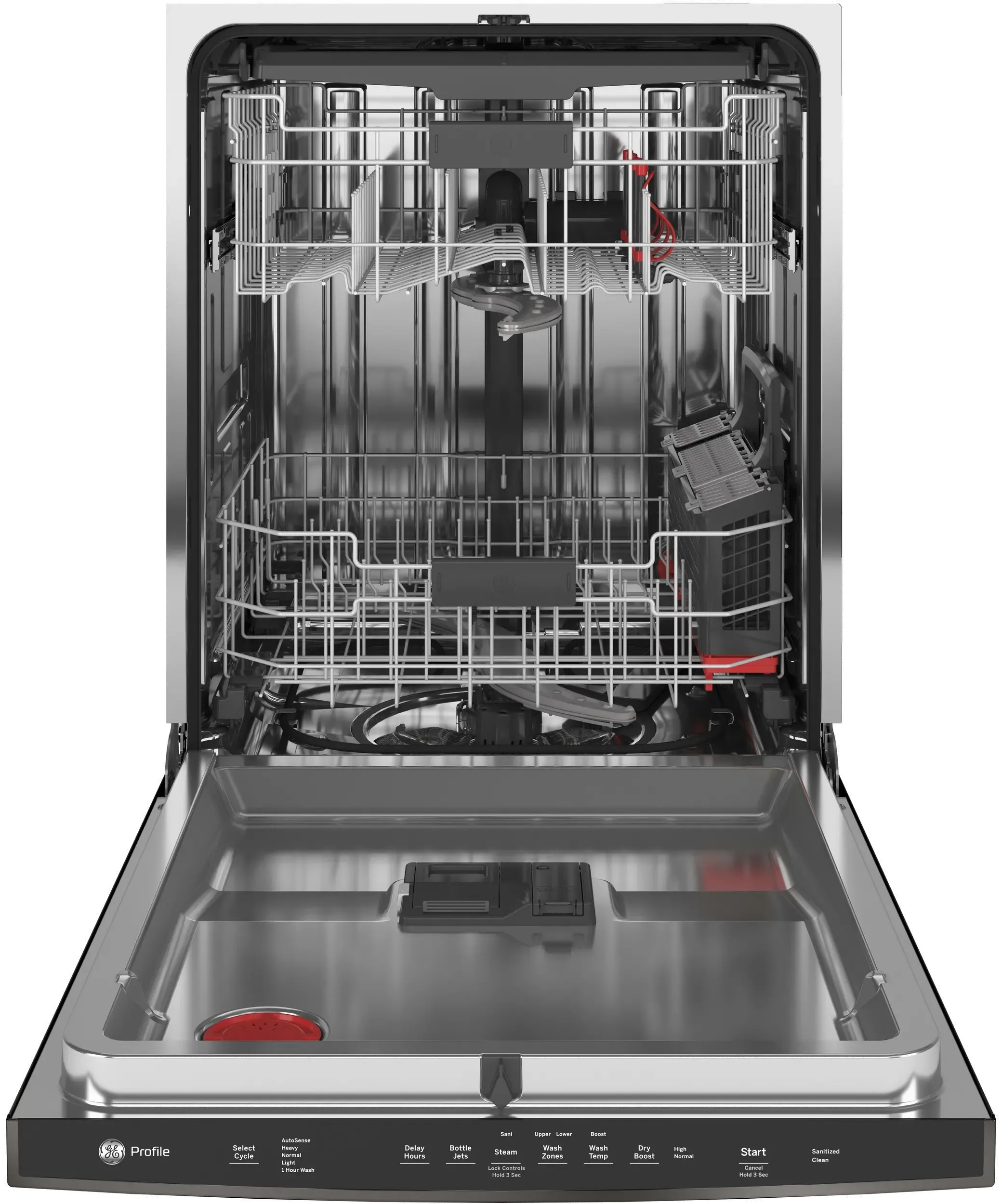 GE Profile Dishwasher with Dry Boost - Black Stainless Steel