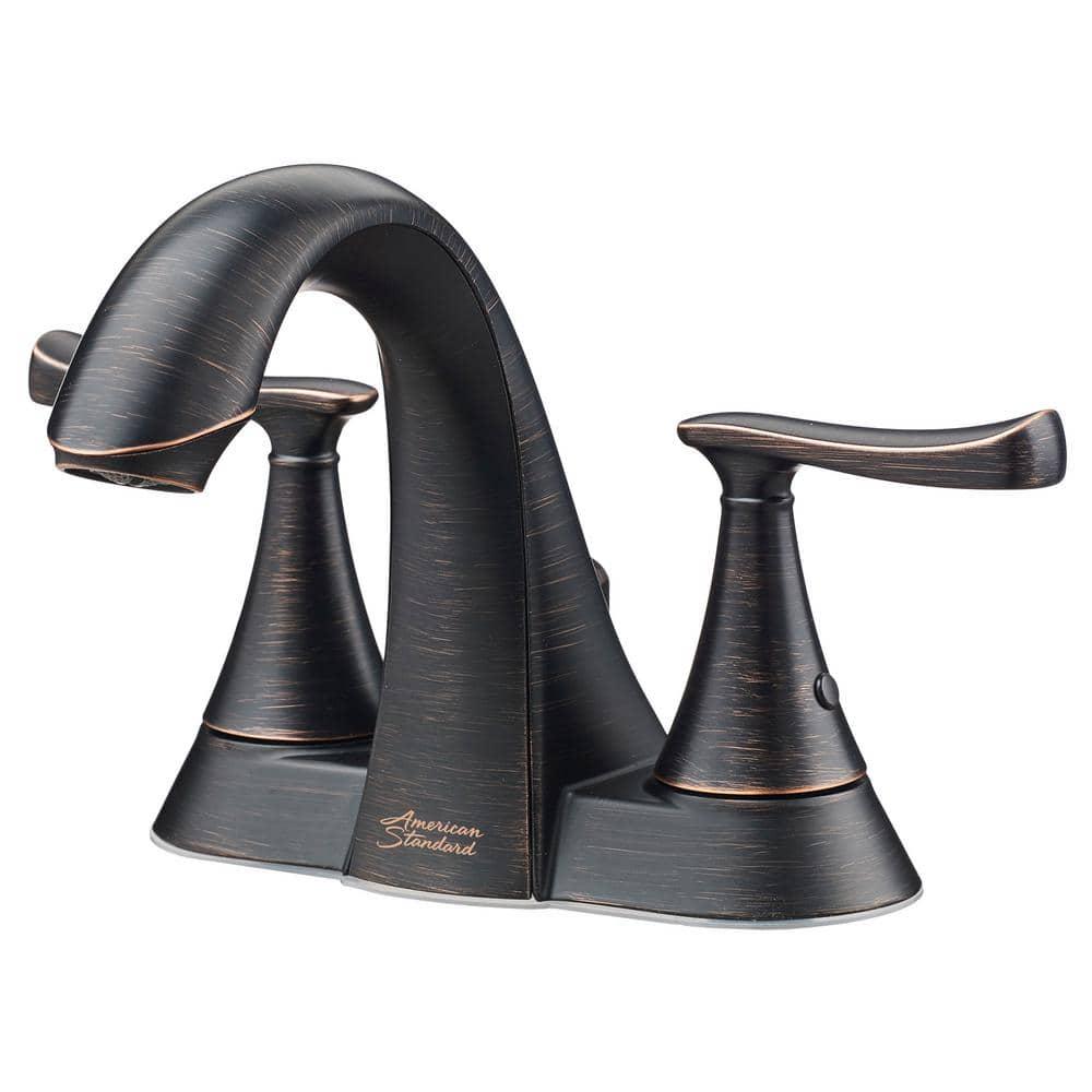 American Standard Chatfield 4 in Centerset 2Handle Bathroom Faucet in Legacy Bronze